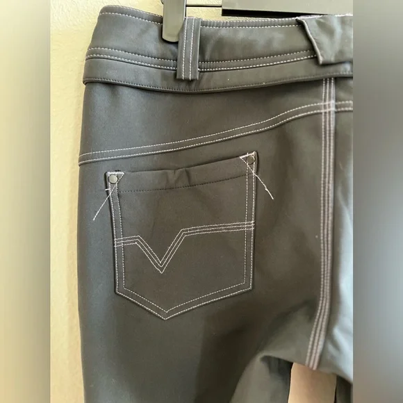 VOLCOM Nimbus Hybrid Skinny Snowboarding Pant Black - Picture 8 of 14